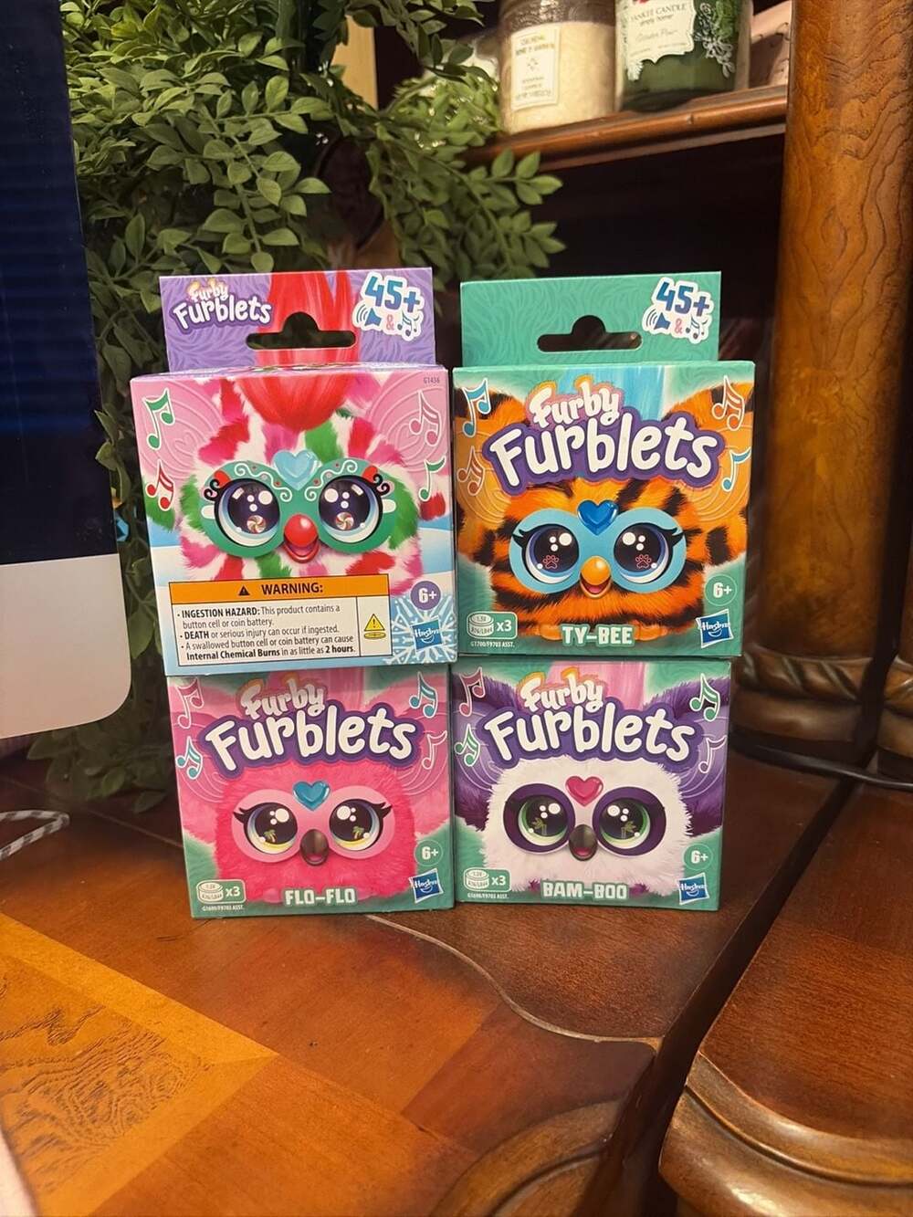 Hasbro Furby Furblets Mini Electronic Plush Toy Bundle (Set of 4)